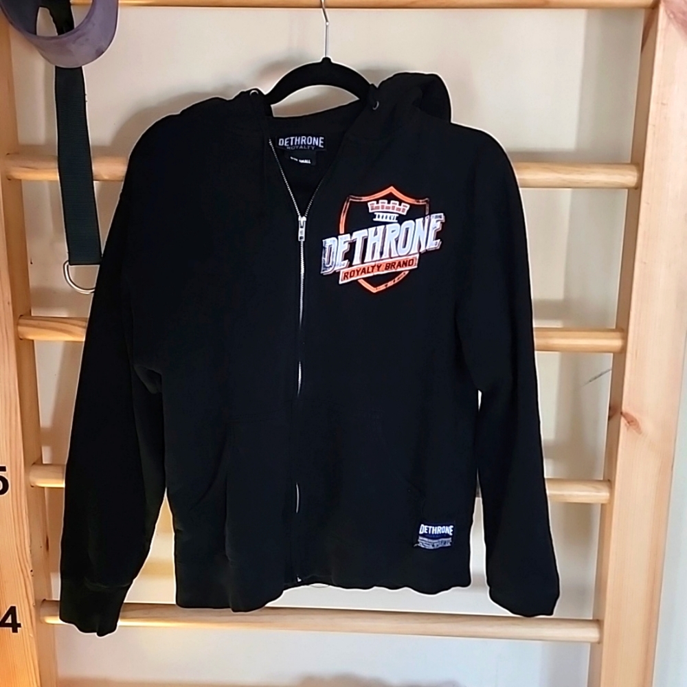 Dethrone full zip hooded sweatshirt